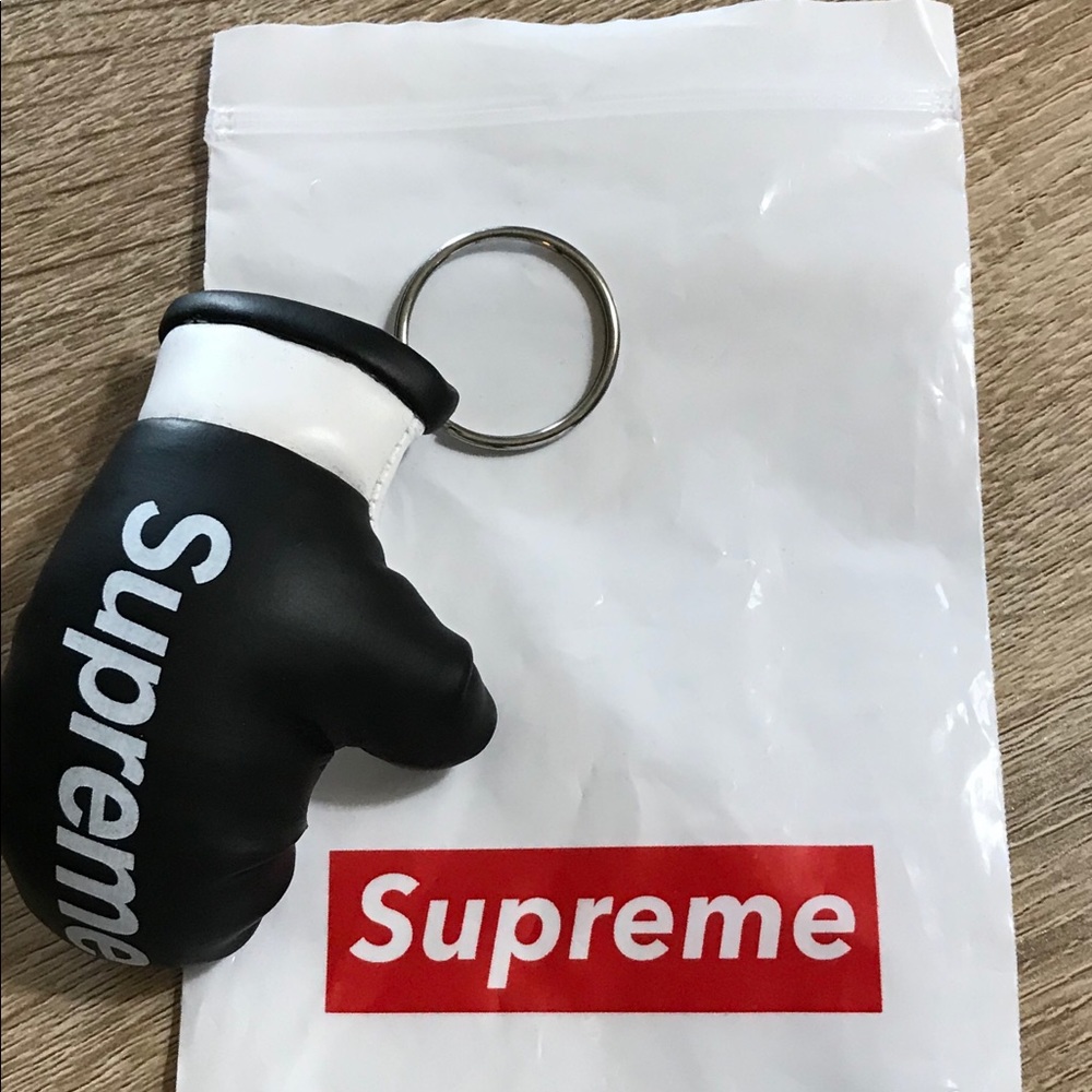 Supreme boxing glove key chain